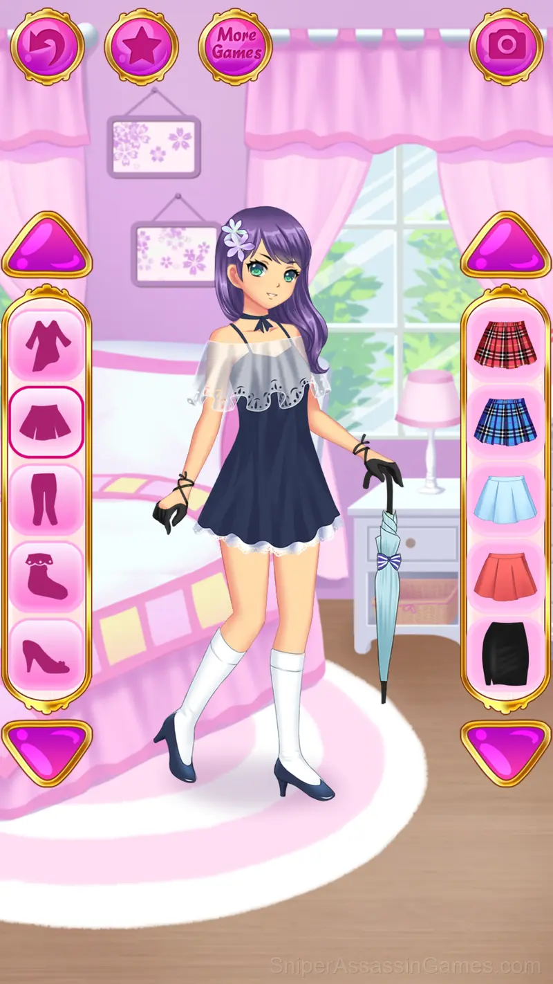 Anime Dress Up gameplay screenshot 4