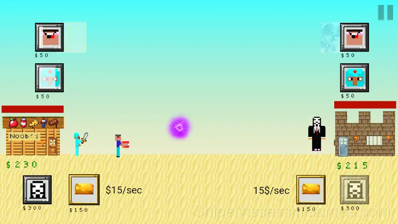 Noob vs Pro 1 gameplay screenshot 1