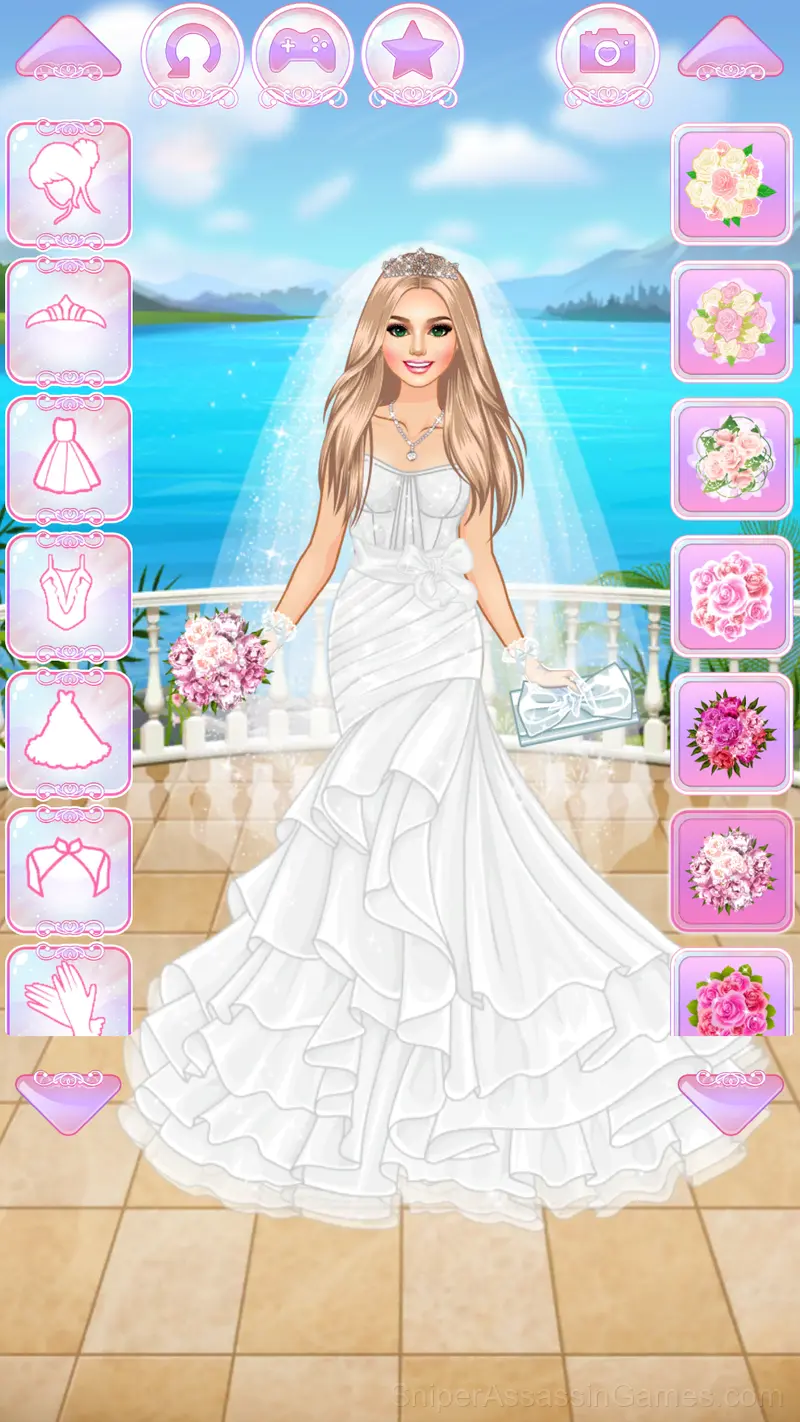 Model Wedding Dress Up gameplay screenshot 1