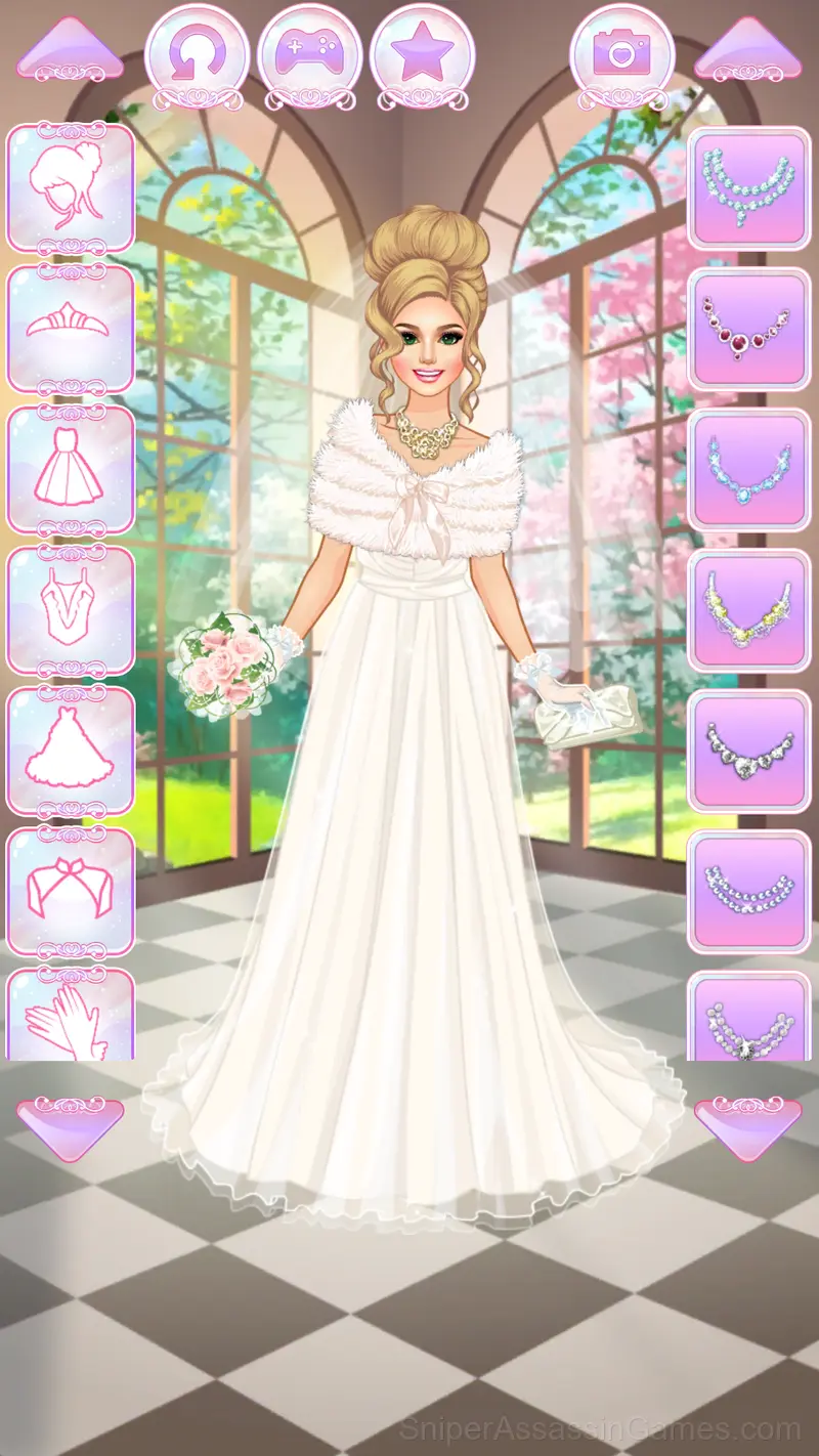 Model Wedding Dress Up gameplay screenshot 2