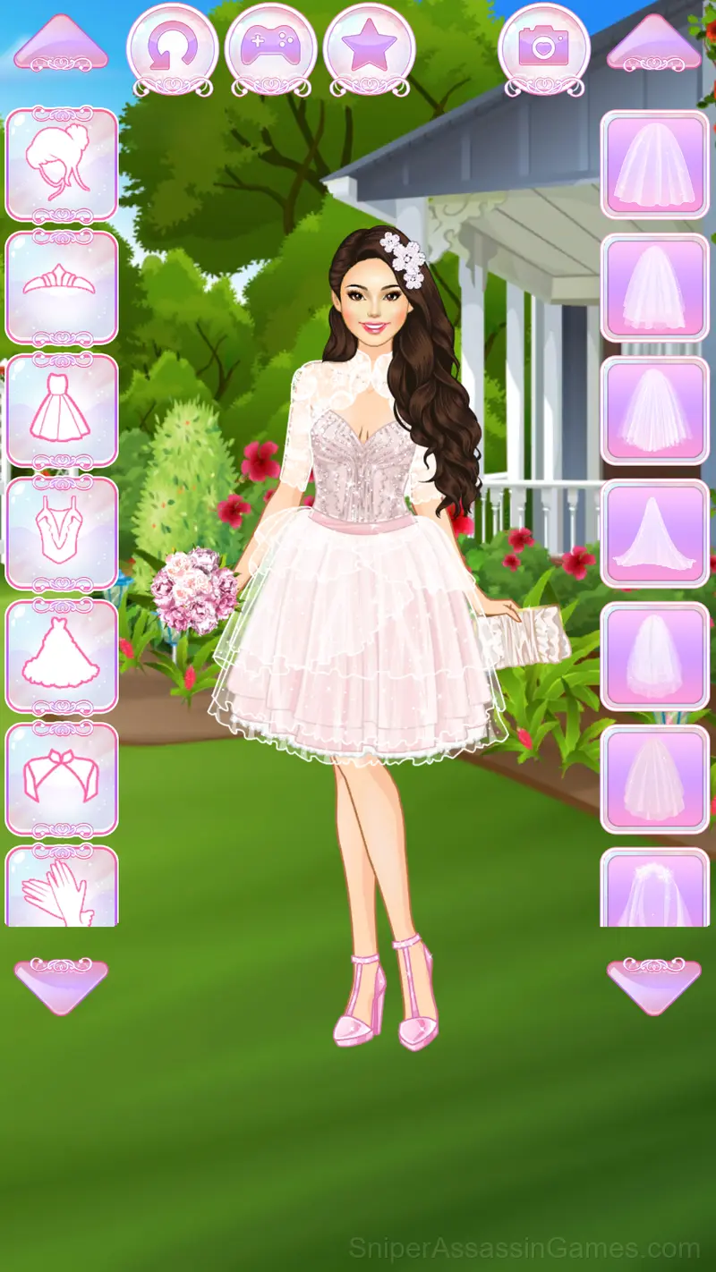 Model Wedding Dress Up gameplay screenshot 3