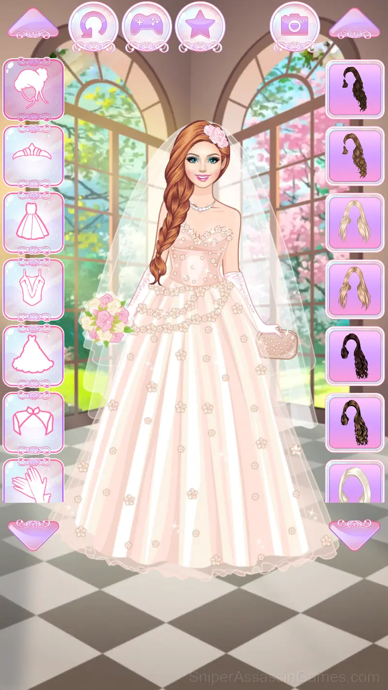 Model Wedding Dress Up gameplay screenshot 4