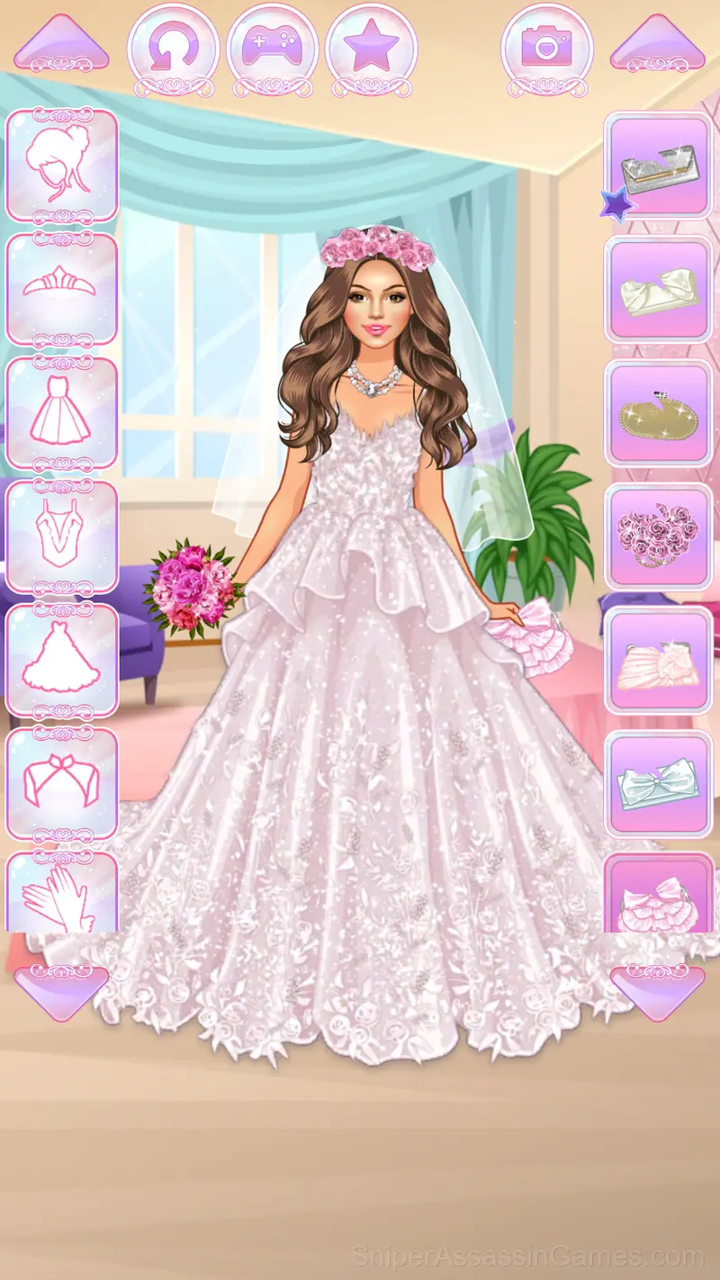Model Wedding Dress Up gameplay screenshot 5