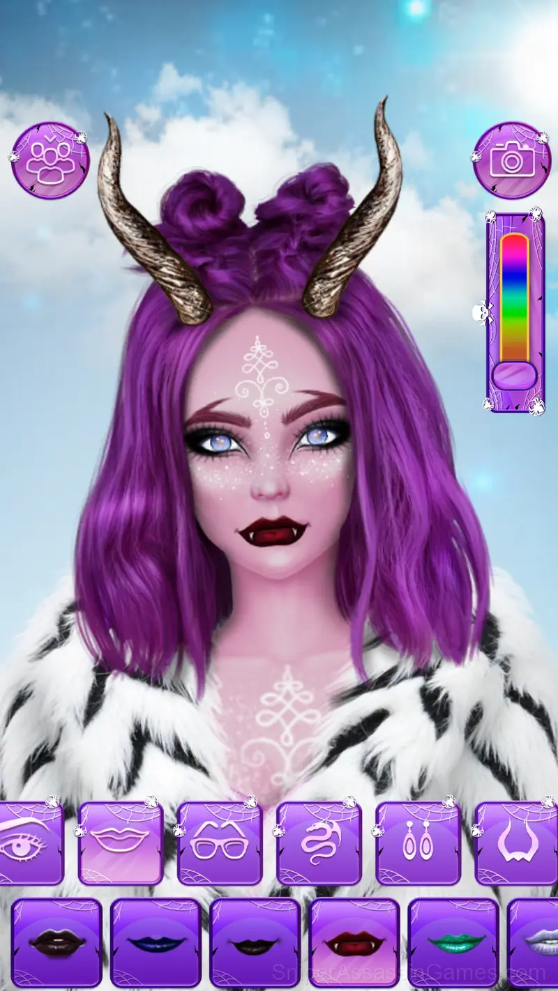 Monster Girl Dress Up gameplay screenshot 2