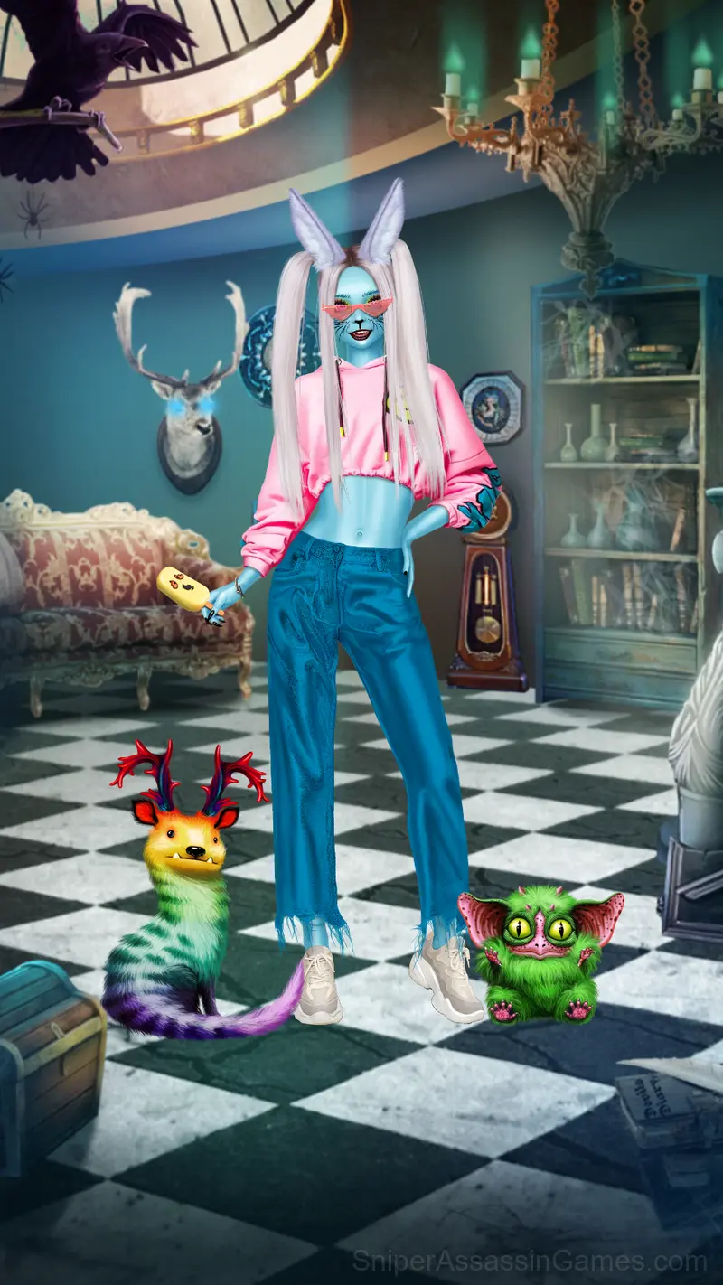 Monster Girl Dress Up gameplay screenshot 3