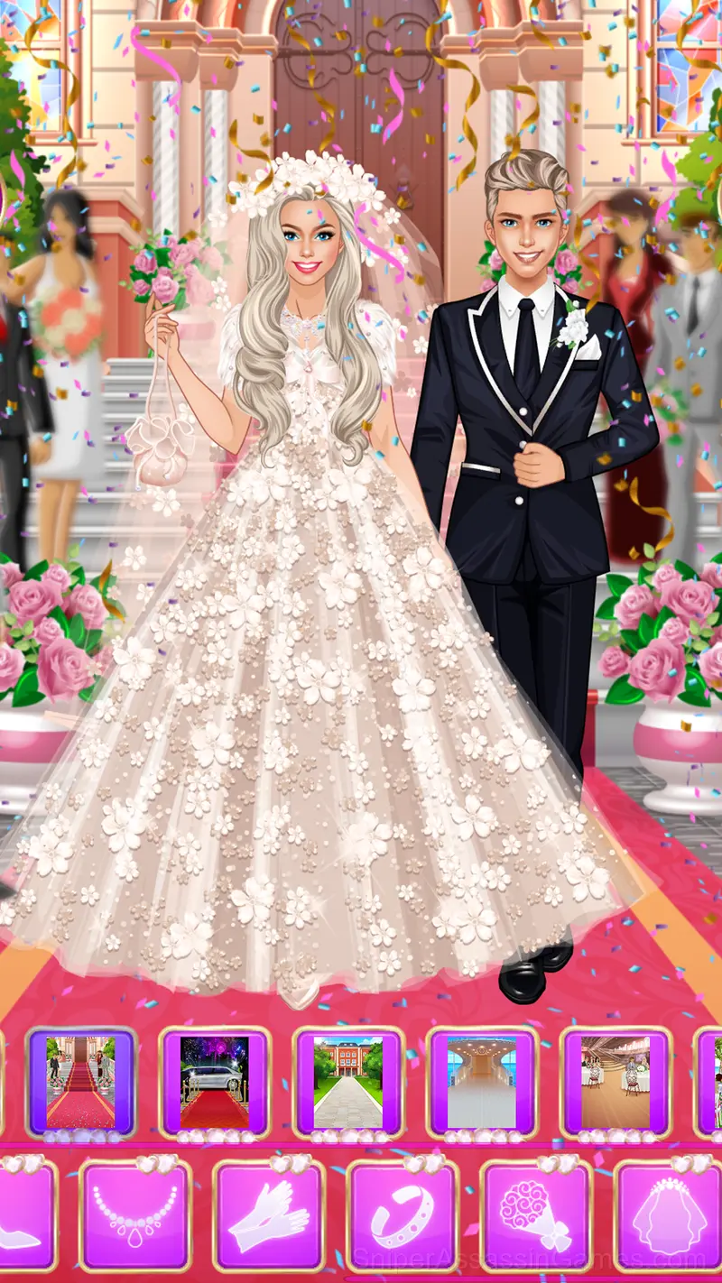 Wedding Dress Up for Girls gameplay screenshot 1
