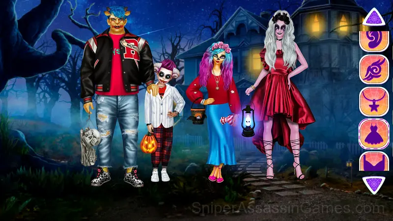 Monsters Family Dress Up gameplay screenshot 2