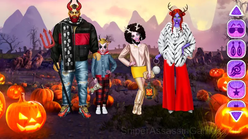 Monsters Family Dress Up gameplay screenshot 4