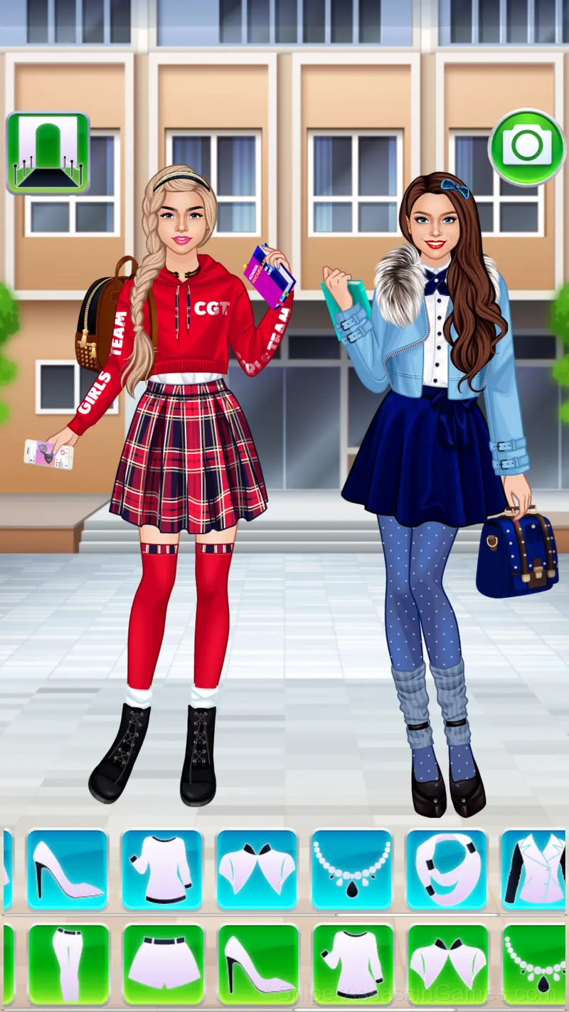 High School BFF Dress Up gameplay screenshot 1