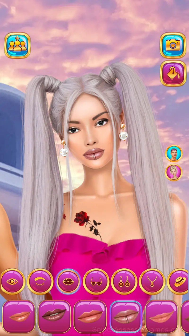 Rich College Couple Dress Up gameplay screenshot 2