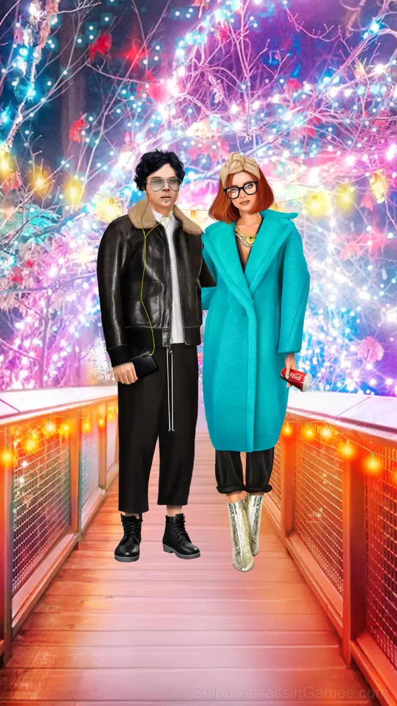 Rich College Couple Dress Up gameplay screenshot 5