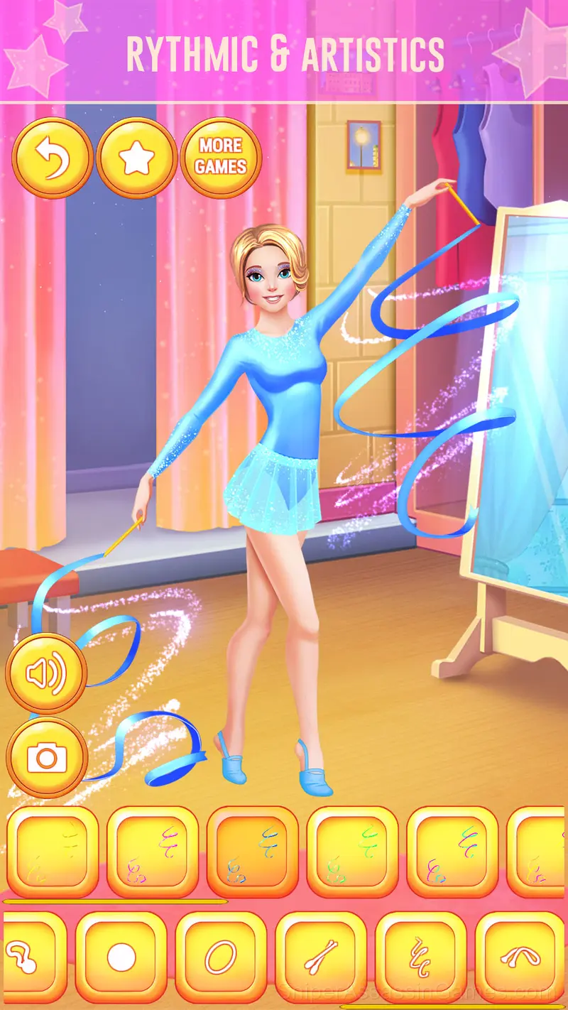 Gymnastics Girl Dress Up gameplay screenshot 1