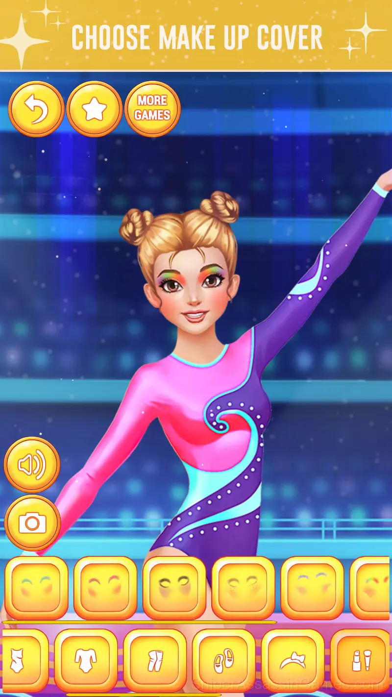 Gymnastics Girl Dress Up gameplay screenshot 2