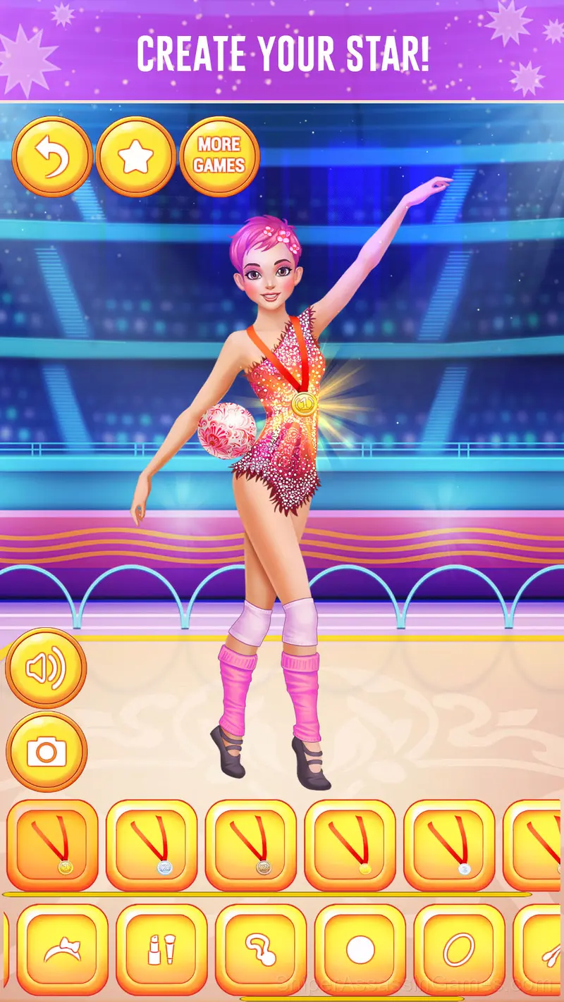 Gymnastics Girl Dress Up gameplay screenshot 6