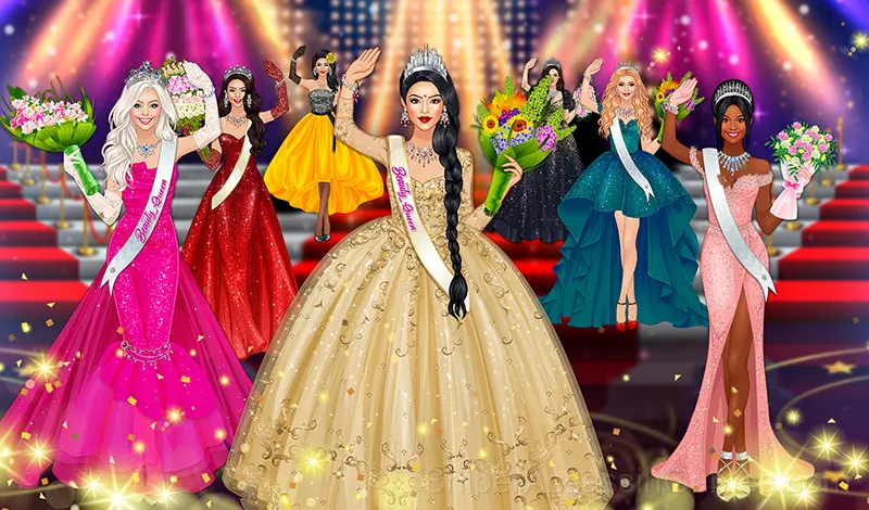 Play Beauty Queen Dress Up