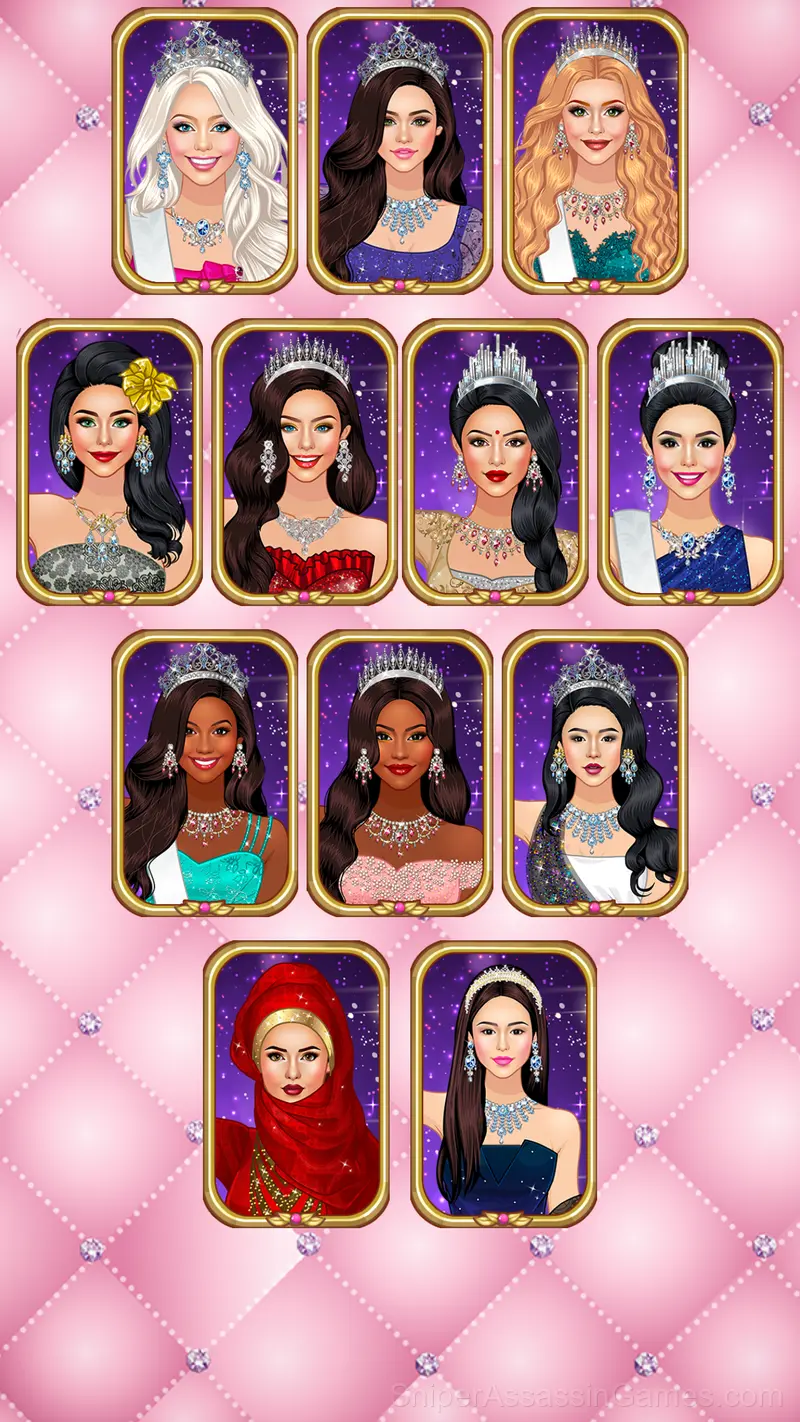 Beauty Queen Dress Up gameplay screenshot 1