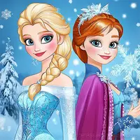Elsa & Anna Frozen Dress Up: Icy Princess