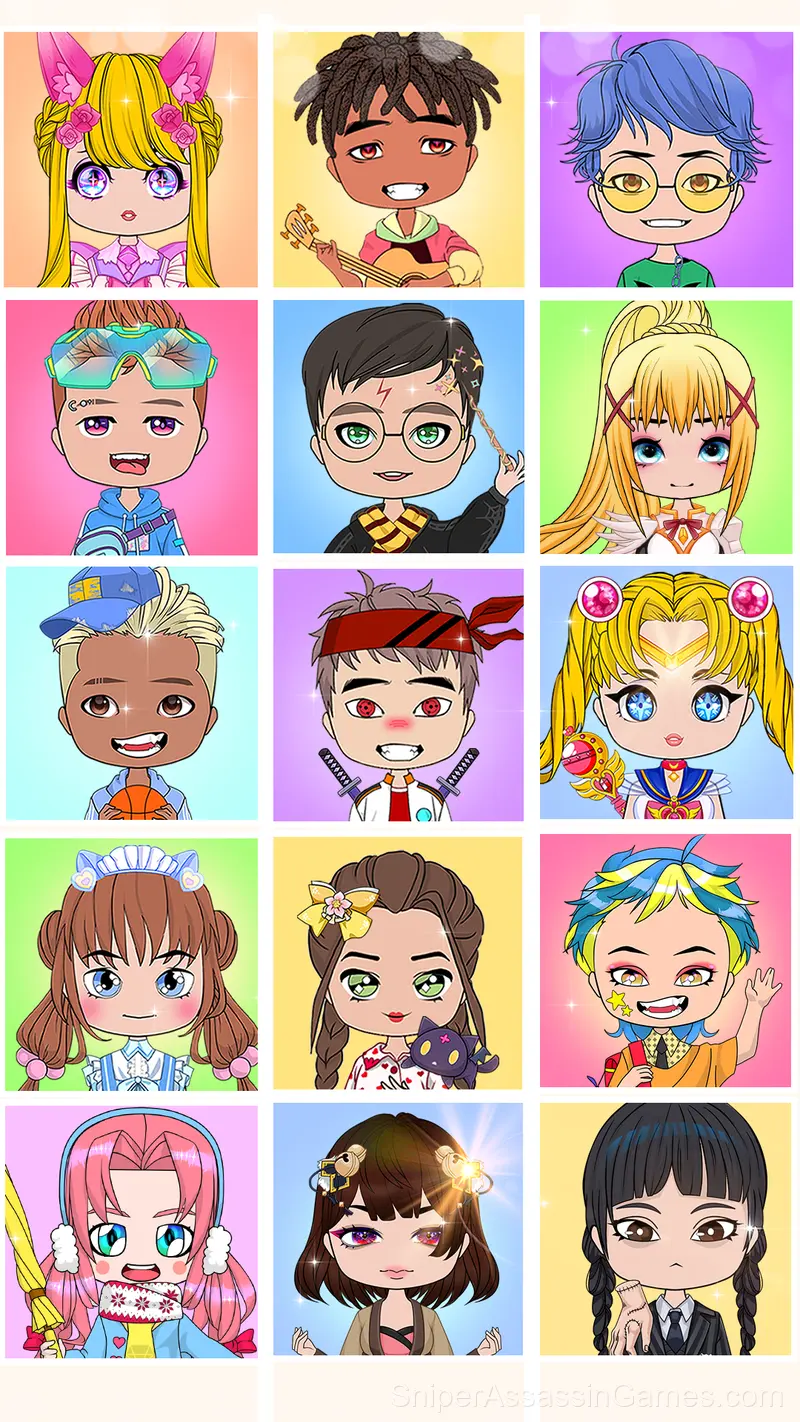 Chibi Dolls gameplay screenshot 2