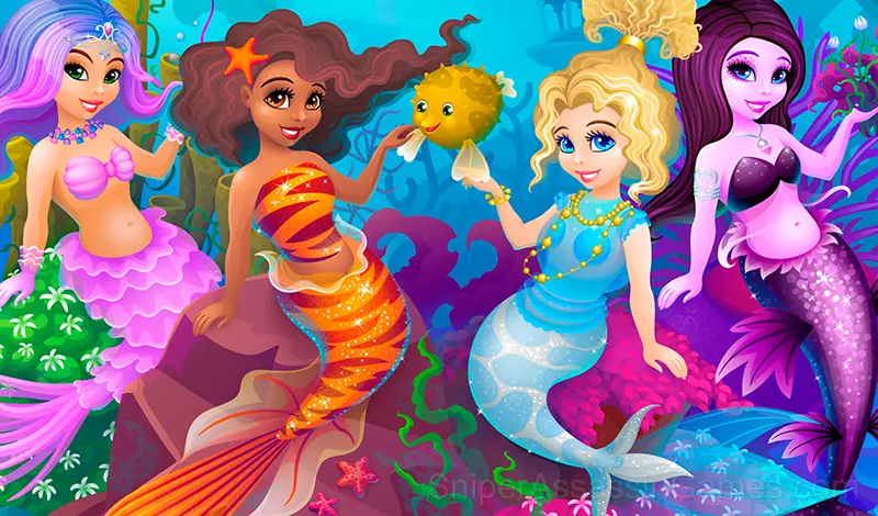 Play Mermaid Dress up for Girls