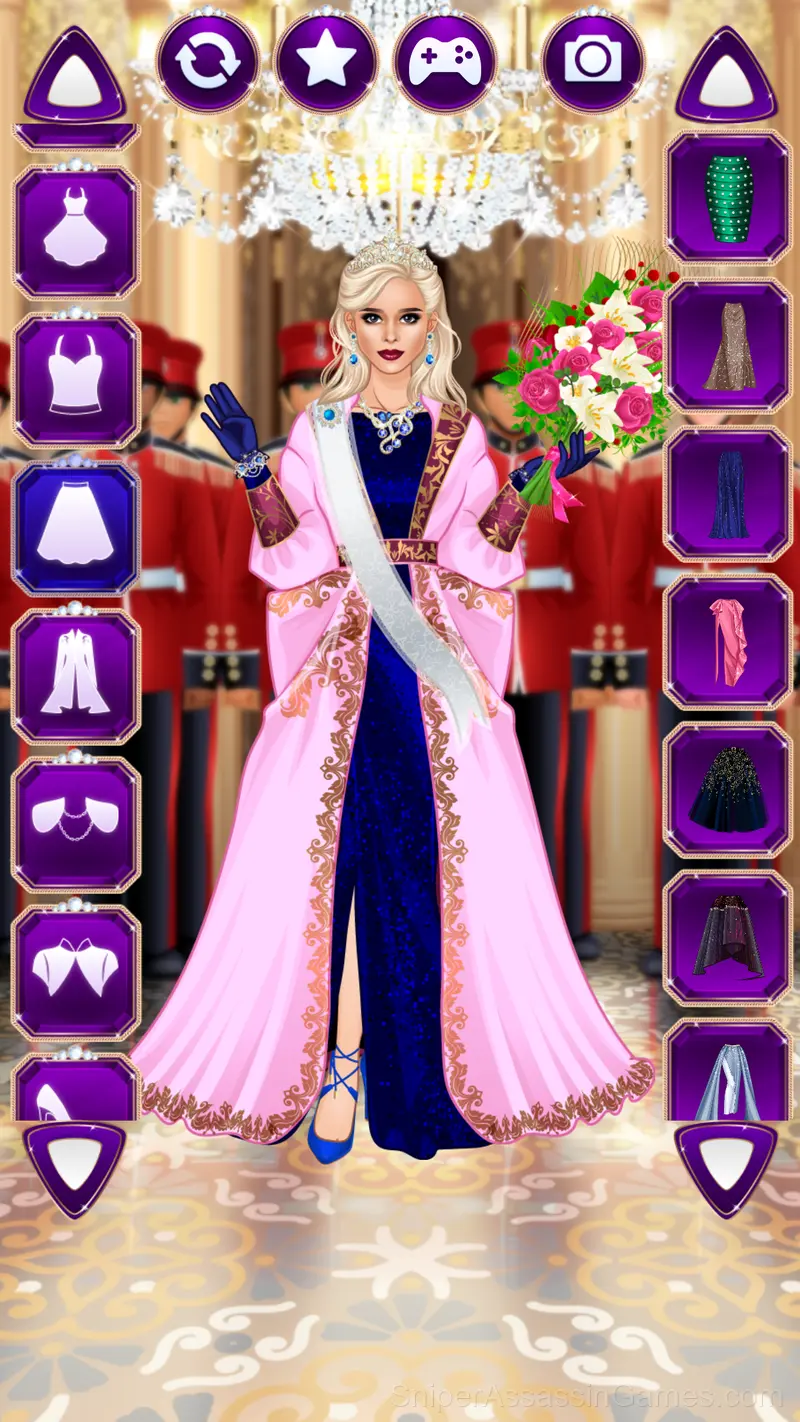 Royal Fashion Dress Up gameplay screenshot 3