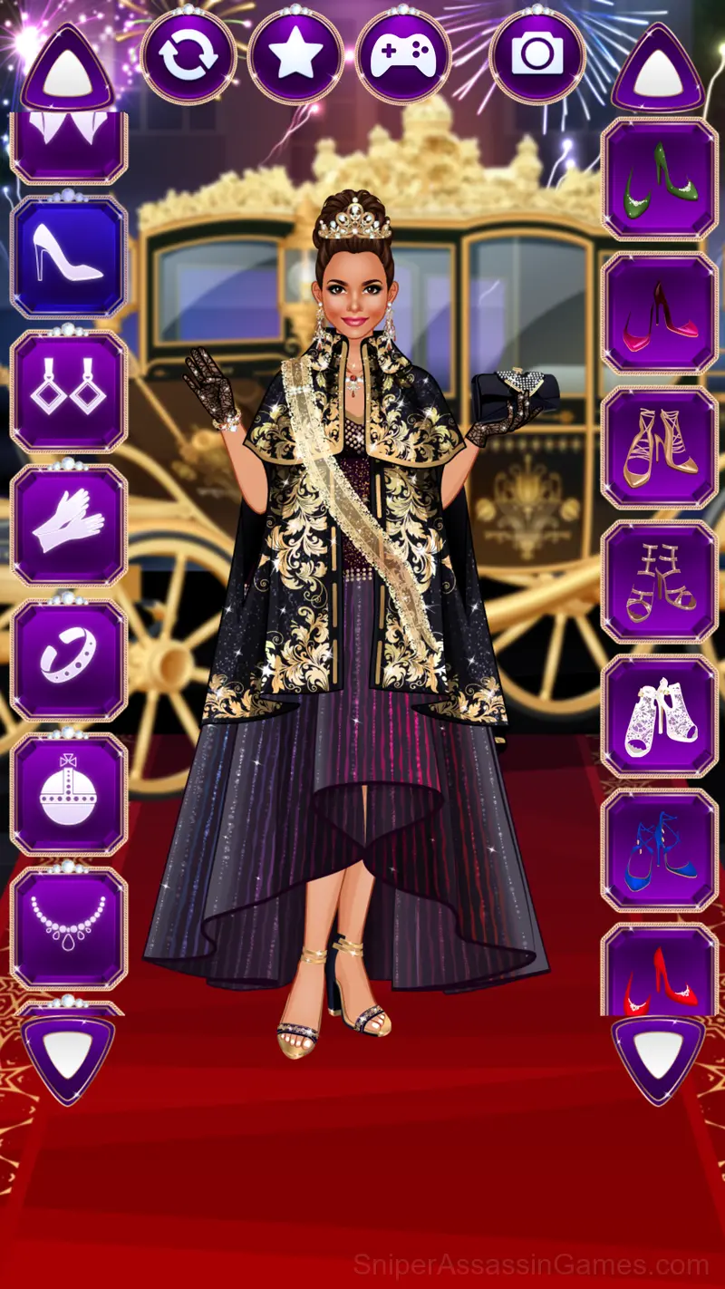 Royal Fashion Dress Up gameplay screenshot 5