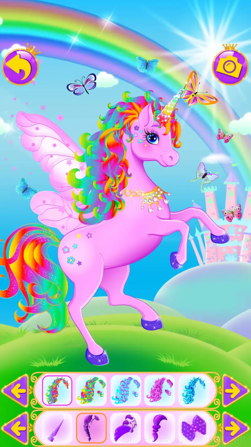 Unicorn Dress Up Games gameplay screenshot 1