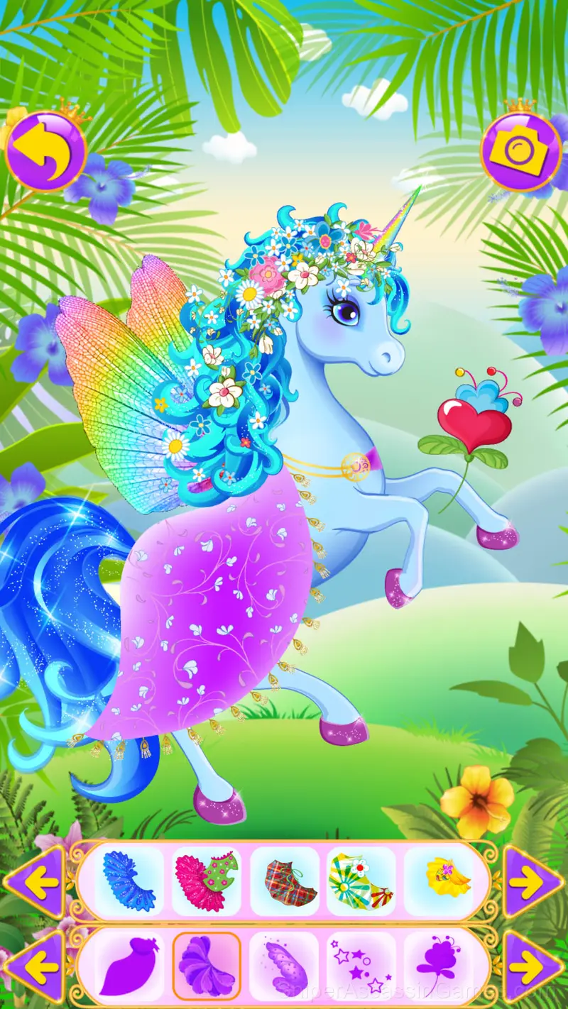 Unicorn Dress Up Games gameplay screenshot 3