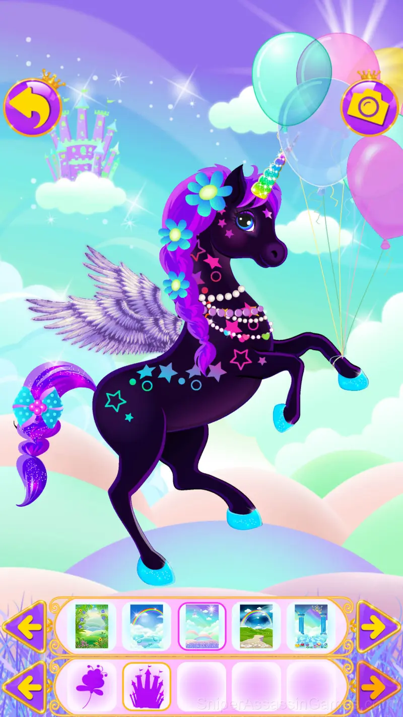 Unicorn Dress Up Games gameplay screenshot 4