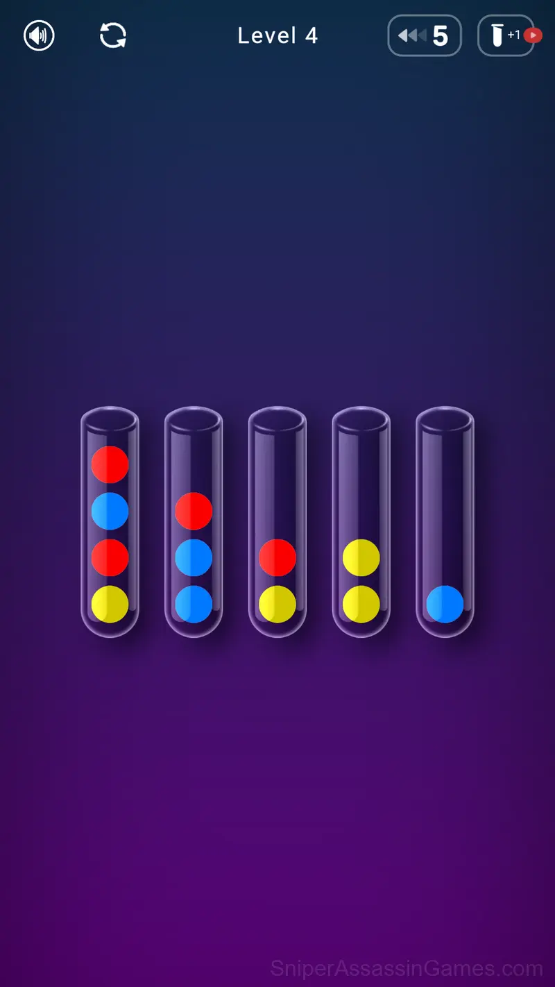 Color Ball Sort Puzzle gameplay screenshot 1
