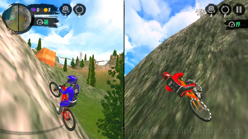 MTB Downhill Extreme gameplay screenshot 2