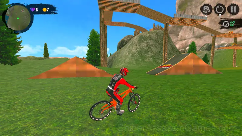MTB Downhill Extreme gameplay screenshot 4