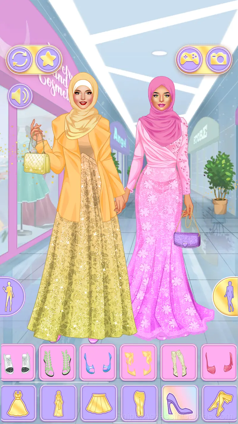 Pastel Dress Up: Sisters gameplay screenshot 3