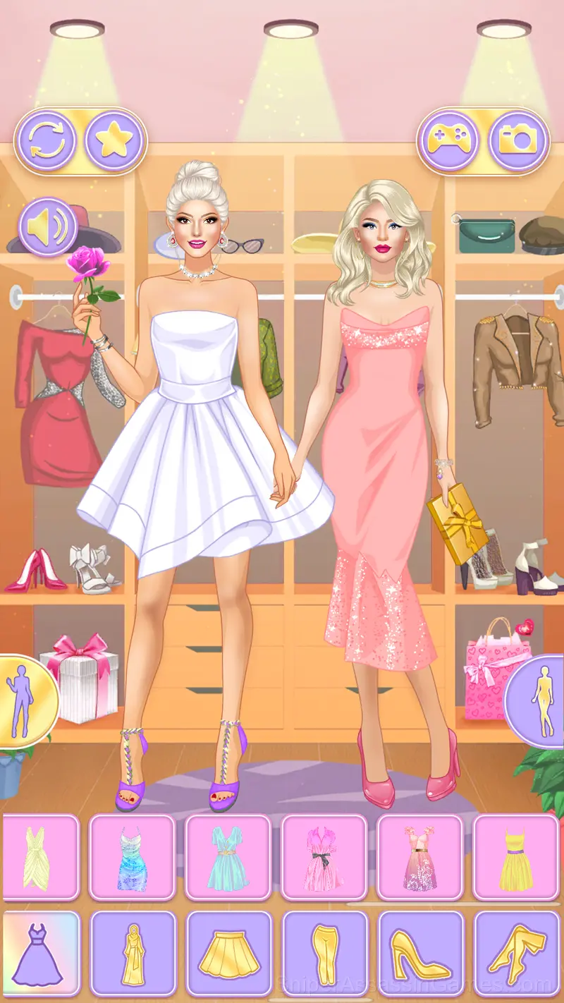 Pastel Dress Up: Sisters gameplay screenshot 5