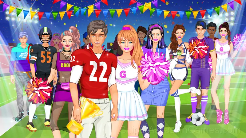 College Sport Dress Up gameplay screenshot 1