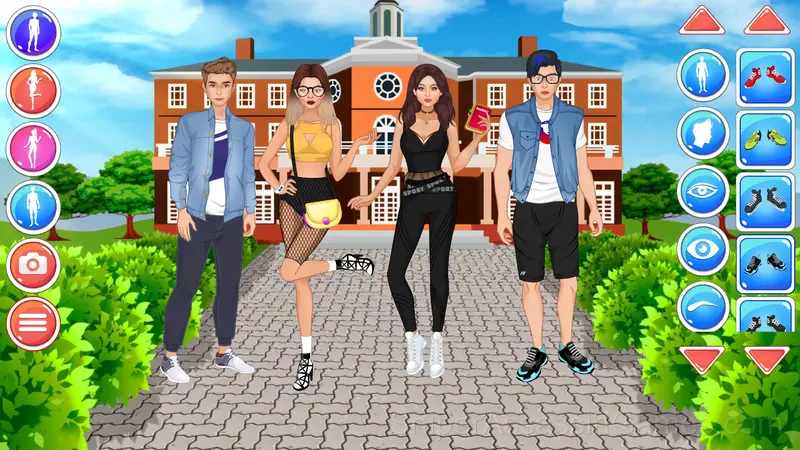 College Sport Dress Up gameplay screenshot 2