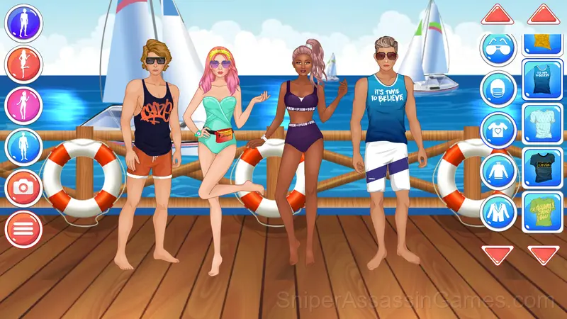 College Sport Dress Up gameplay screenshot 4