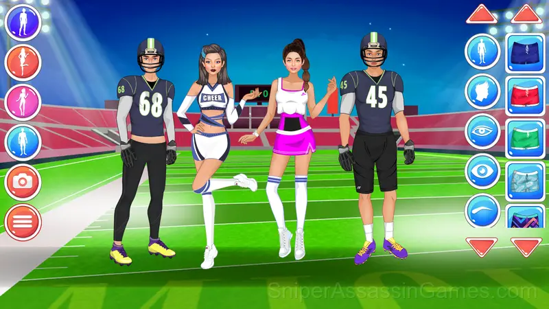 College Sport Dress Up gameplay screenshot 5