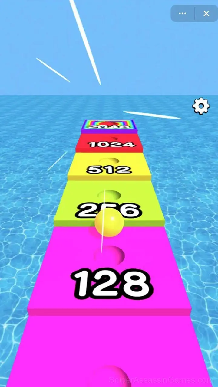 Ball 2048 gameplay screenshot 1