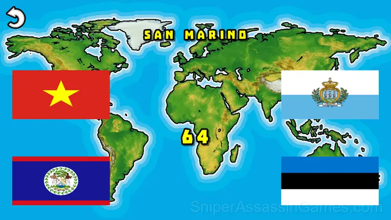 Choose the Flag of the Country gameplay screenshot 1