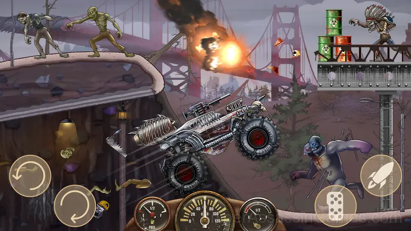 Zombie Monster Truck gameplay screenshot 1