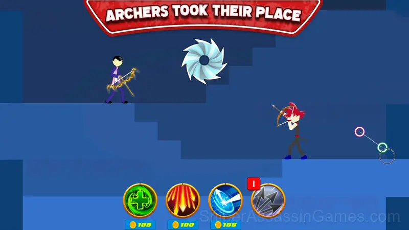 Stickman Archer Warriors gameplay screenshot 2