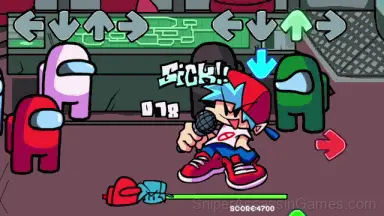 FNF vs AmongUs gameplay screenshot 4