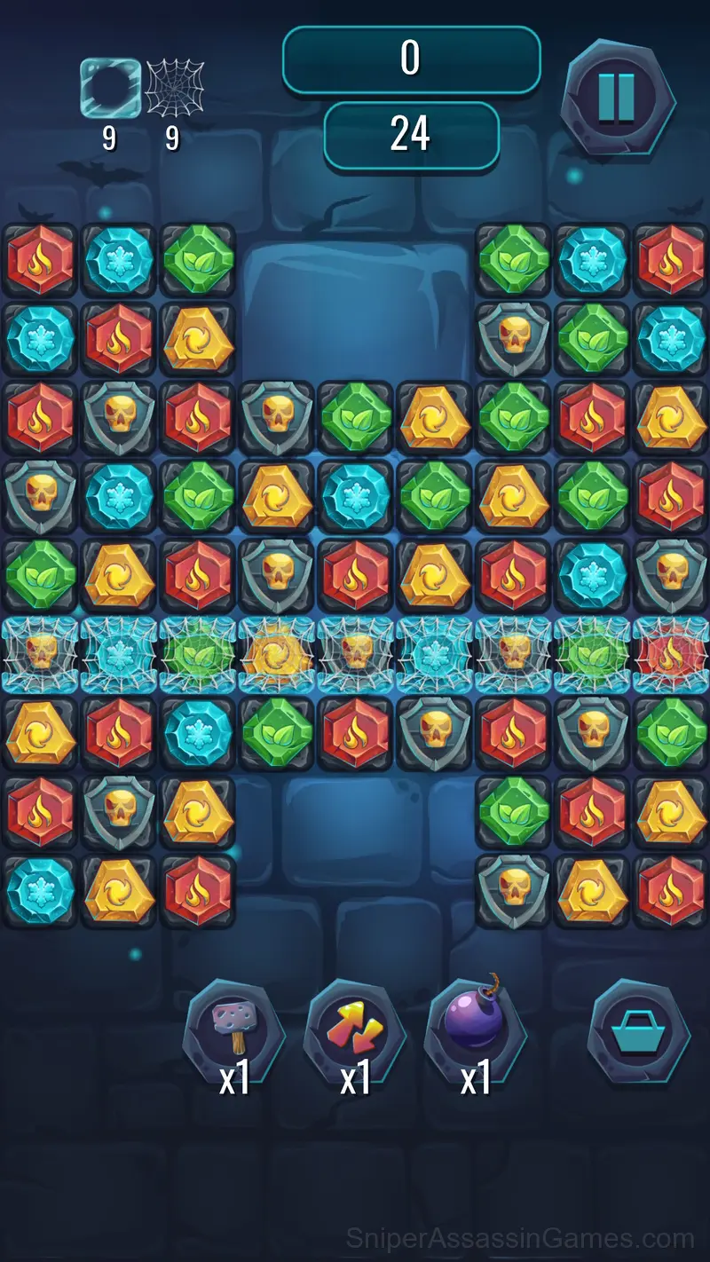 Secrets of the Castle Match 3 gameplay screenshot 2