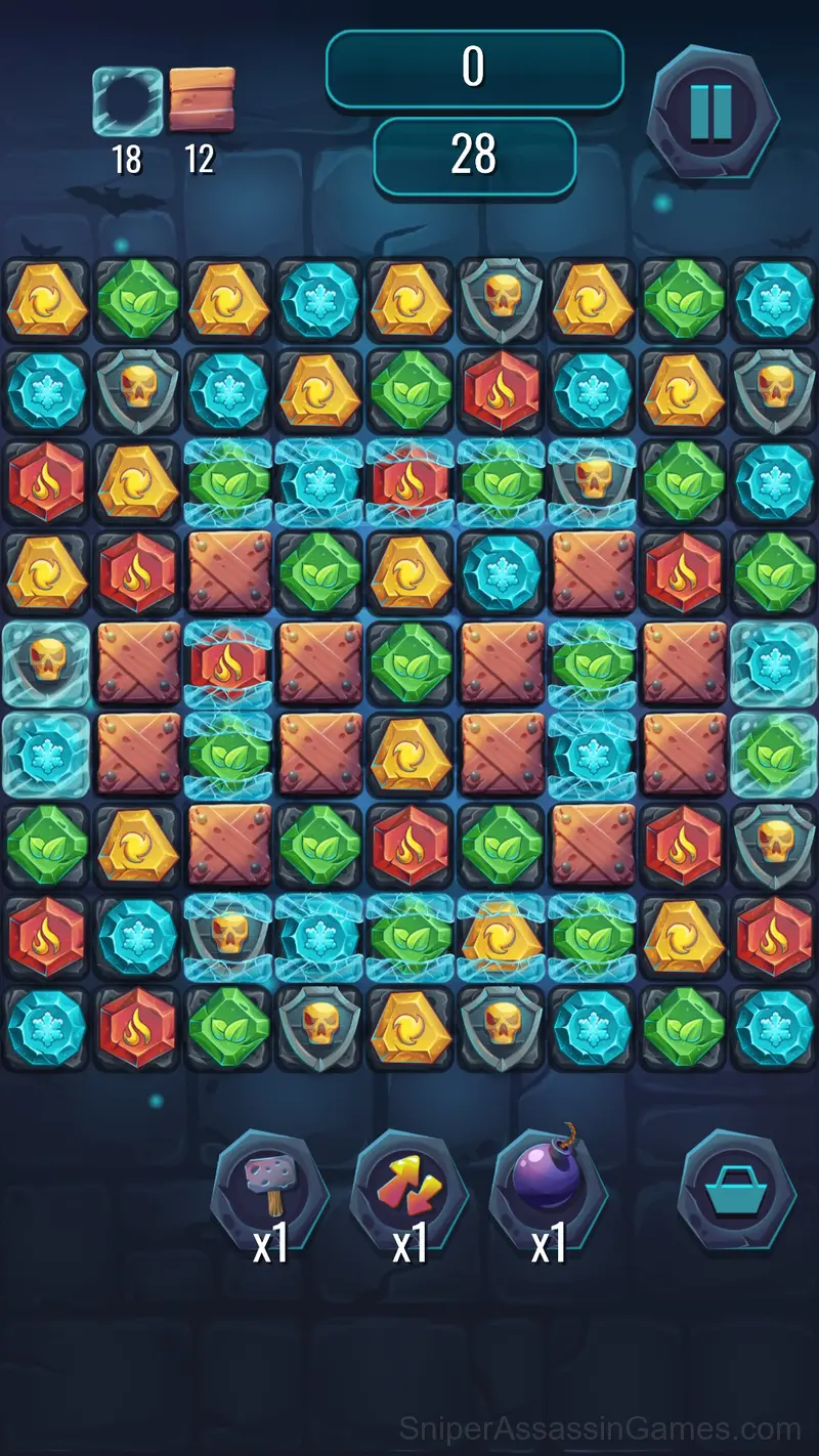 Secrets of the Castle Match 3 gameplay screenshot 3