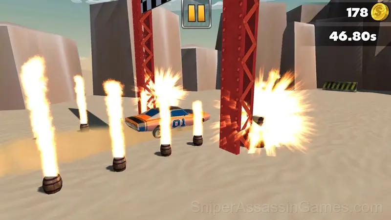 Stunt Car Race gameplay screenshot 5
