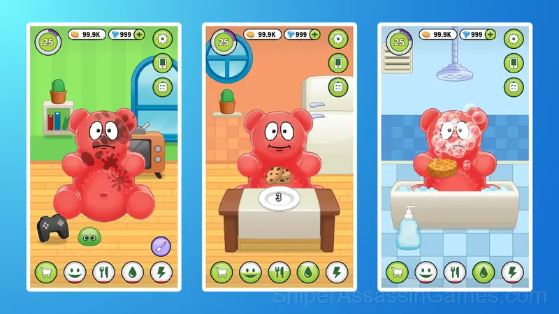 My Jelly Bear Pet gameplay screenshot 1