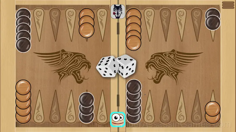 Backgammon Narde online gameplay screenshot 2