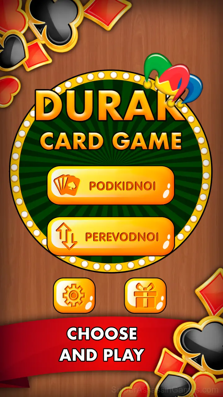 Durak card game gameplay screenshot 1