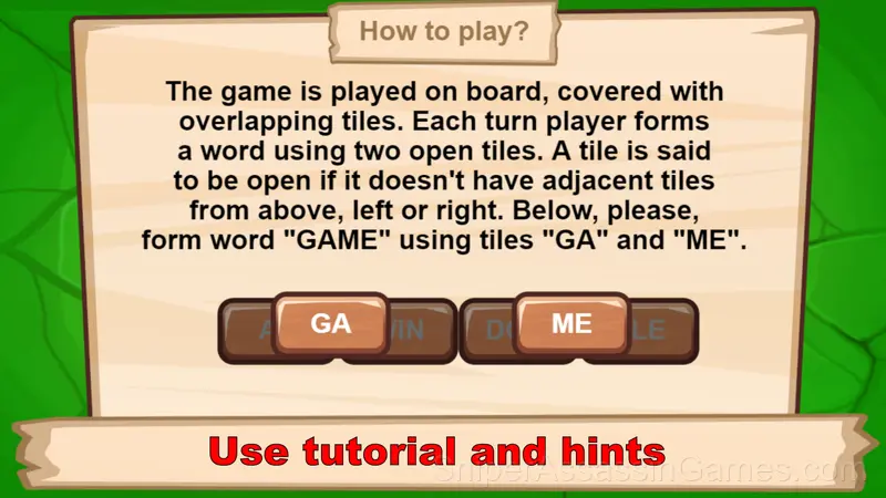 Words and Mahjong gameplay screenshot 3