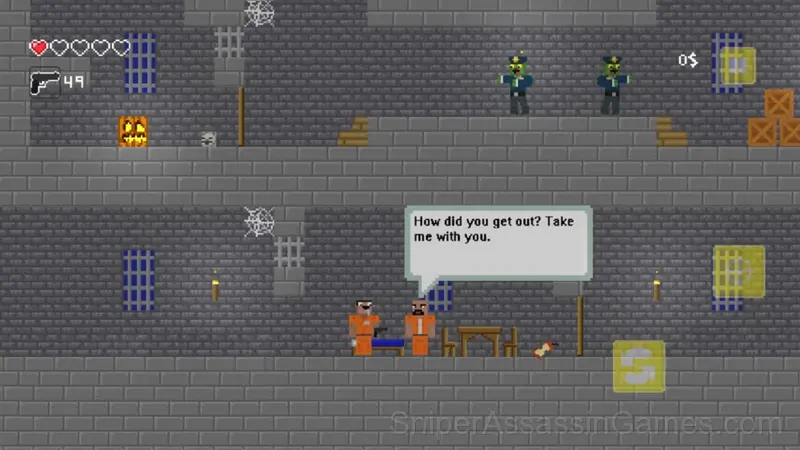Noob vs Hacker Jailbreak gameplay screenshot 2